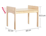 Adjustable Table and Chair Set - Bunnytickles