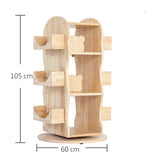Revolving Solid Wood Bookcase End of April Pre Order Only! - Bunnytickles