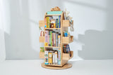 Revolving Solid Wood Bookcase End of April Pre Order Only! - Bunnytickles