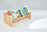 2 in 1 Tabletop Book Rack & Paper Roller Holder - Bunnytickles