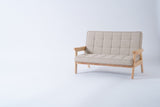 Bunnytickles 2 Seater Lounge Chair - Oat - Bunnytickles