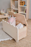 Toy storage with bench - Bunnytickles